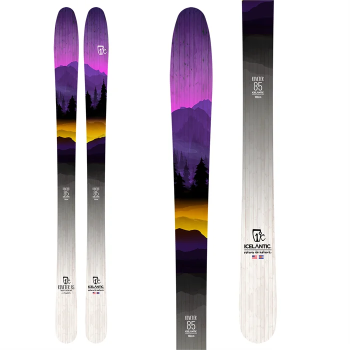 Skis with hybrid cores-Icelantic Riveter 85 W [2022]