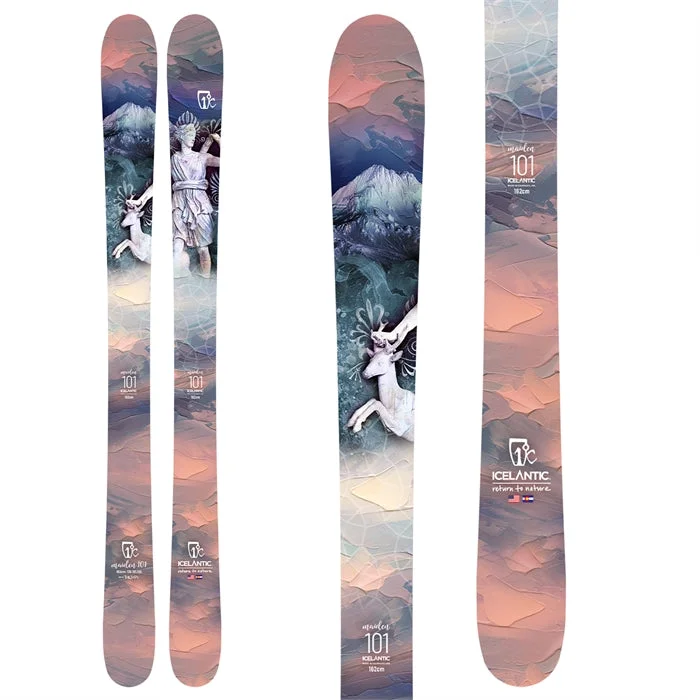 Skis with green materials-Icelantic Maiden 101 Women's Skis - 2022