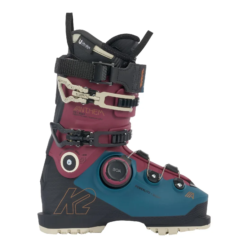 Ski boots for moisture wicking-K2 Anthem 115 Boa Womens Ski Boots 2024