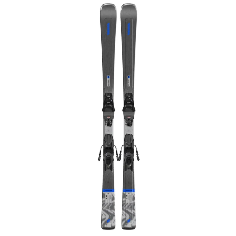 Skis with ruby accents-K2 Disruption 76 Skis w/Quikclik Free Bindings 2025