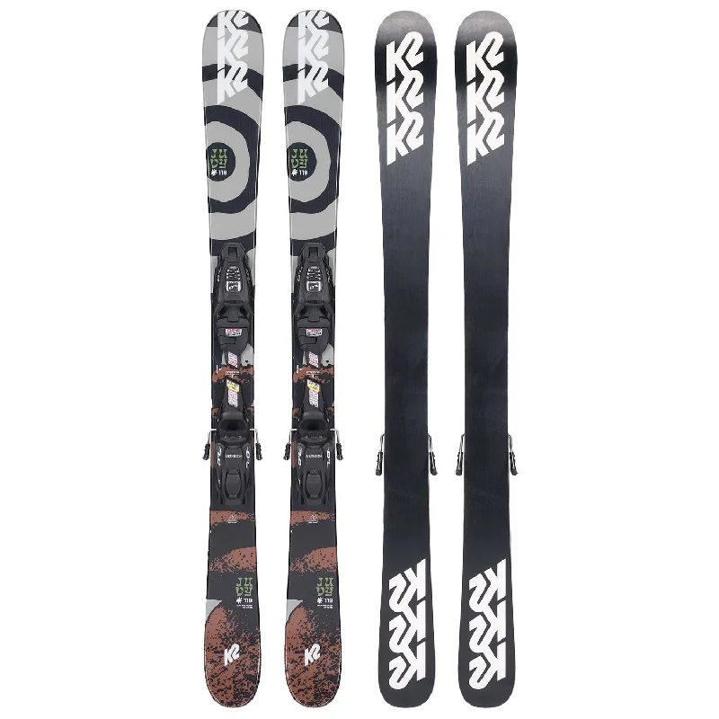 Skis with sturdy bases-K2 Kids Juvy 4.5 FDT Ski 2024