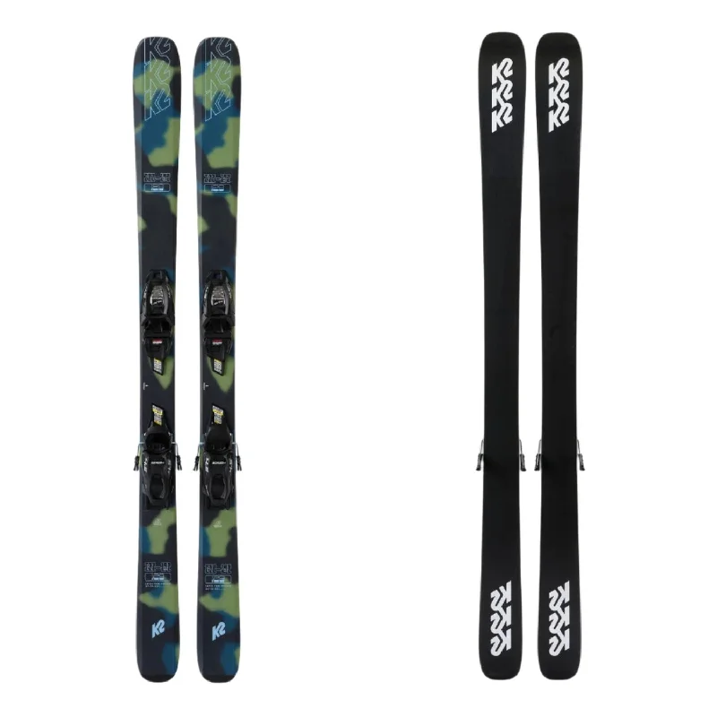 Skis with padded cores-K2 Kids Hi-Fi Ski + 4.5 FDT Binding 2025