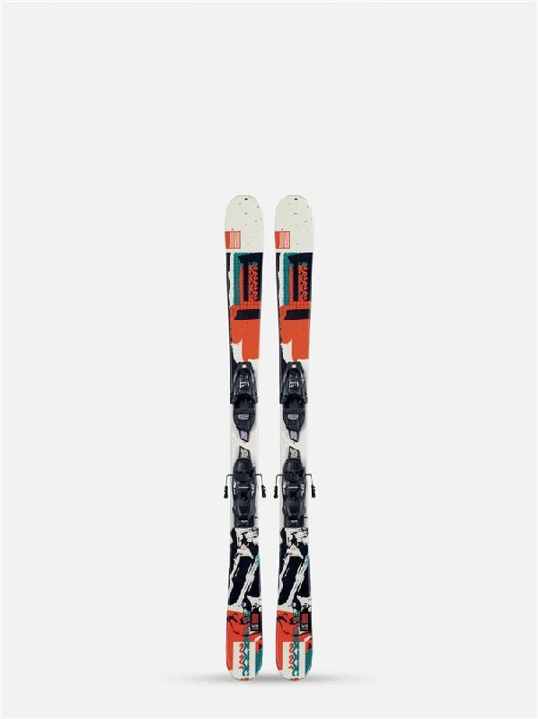 Ski Bindings with clean flair-K2 Juvy Skis and FDT 4.5 Bindings - 2021