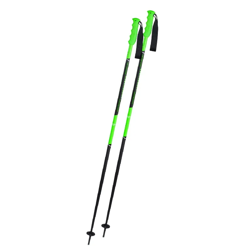 Ski poles wood accent-Komperdell Champion Green Henrik