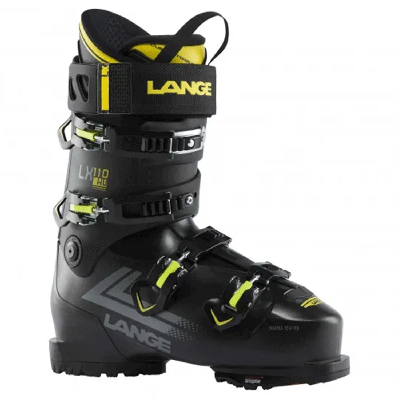 Ski boots for handmade-Lange LX 110 HV GW Ski Boot 2024 Black/Yellow