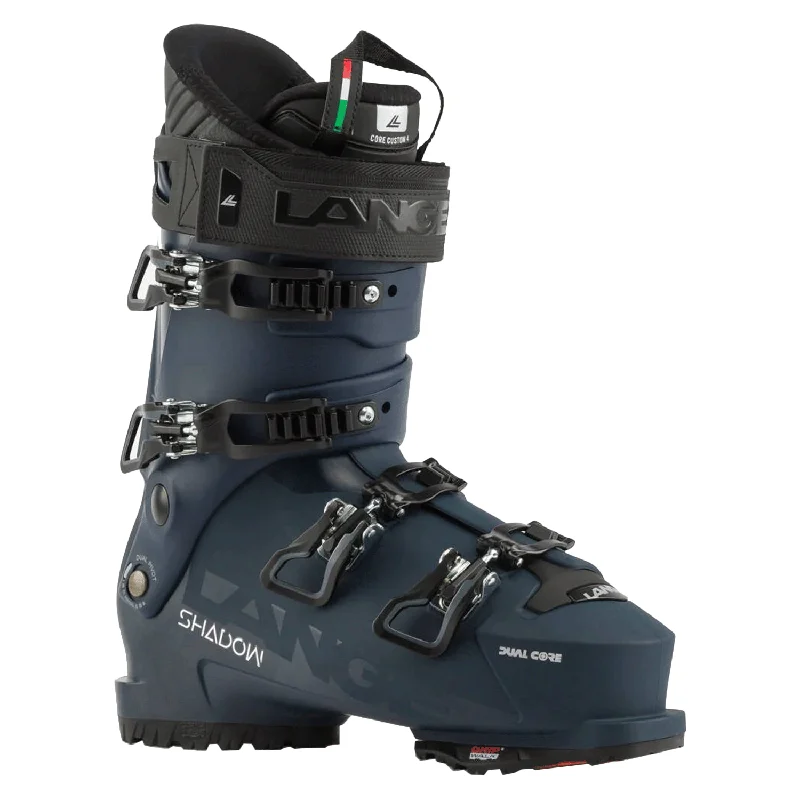 Ski boots for foot shape-Lange Shadow 100 MV GW Ski Boot 2024 Black/Blue/Silver