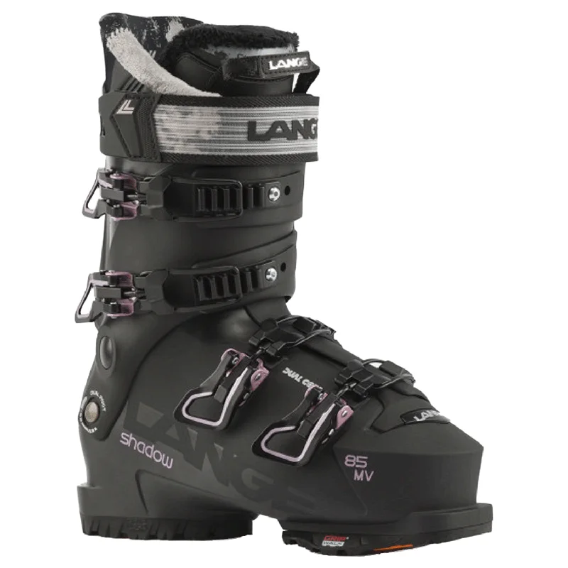 Ski boots for UK sizes-Lange Women's Shadow 85 MV GW Ski Boot 2025 Black/Recy