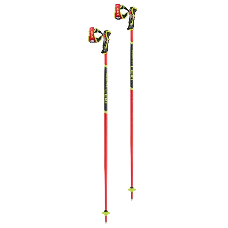 Ski poles performance stats-Leki WCR TBS SL 3D Downhill Ski Poles 2025