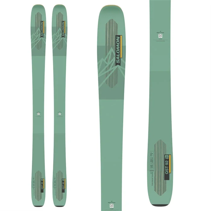 Skis with warm tones-Salomon Qst 92 Skis  - 2023