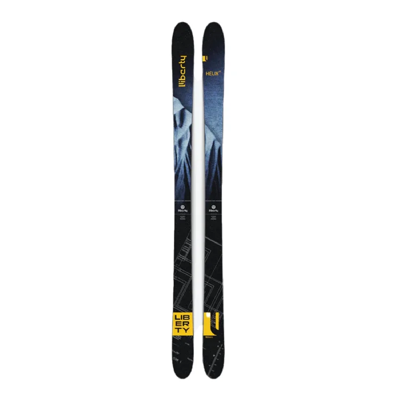 Skis with tight bindings-Liberty Helix 89 Skis (Ski Only) 2025