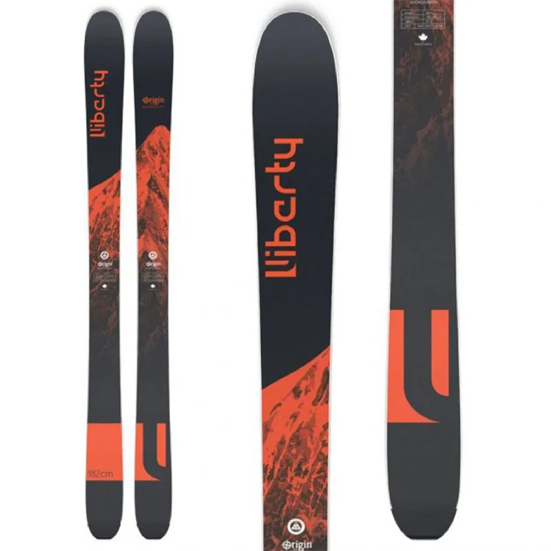 Skis with chic logos-Liberty Origin 106 Back Country Skis (Ski Only) 2022