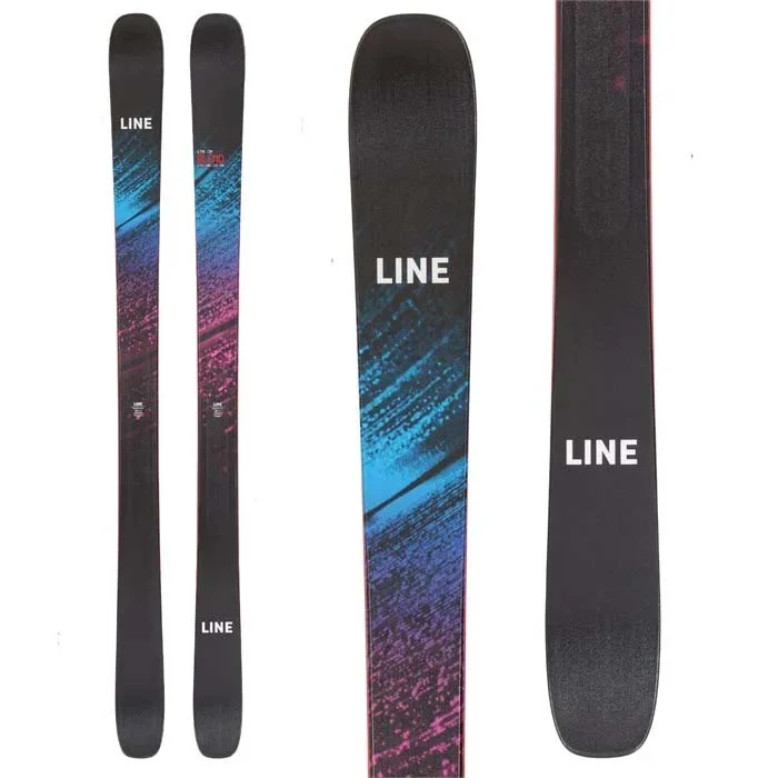 Skis with vortex designs-LINE Blend [2023]