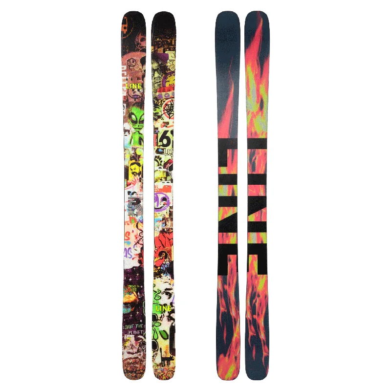 Skis with peak logos-Line Chronic 94 Ski 2025