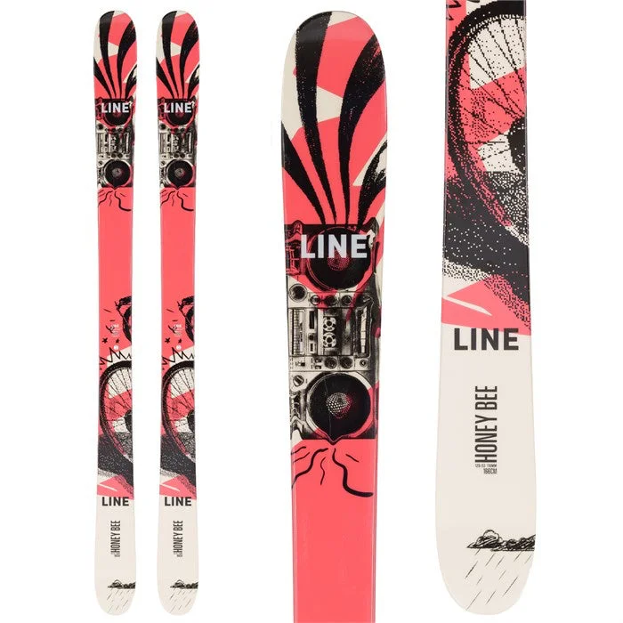 Skis with waxable tips-LINE Honey Bee W [2023]