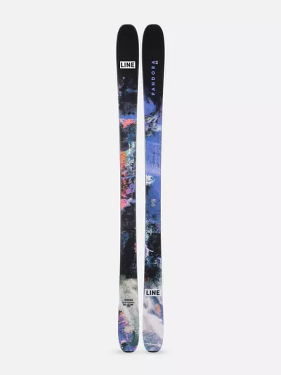 Skis with pixel designs-Line Pandora 85 Skis Women 2025