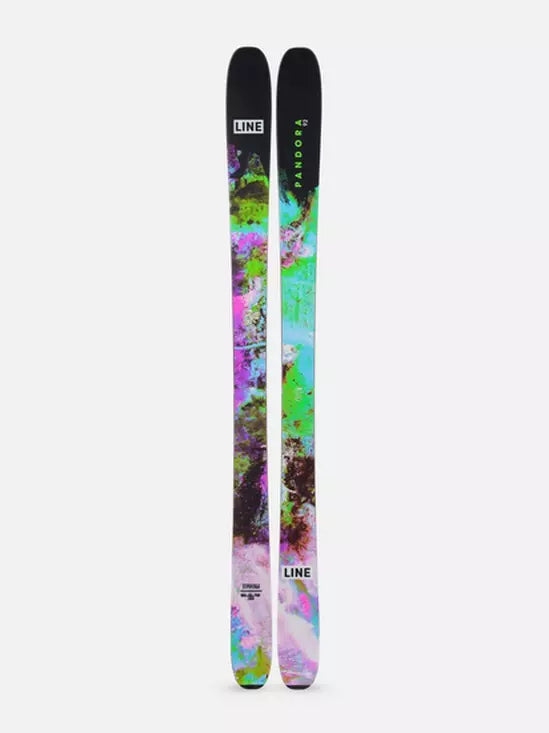 Skis with oak hues-Line Pandora 92 Skis Women 2025