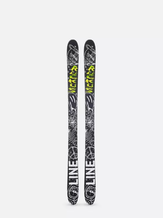 Skis for snowy slopes-Line Ruckus Jr Ski Flat 2025