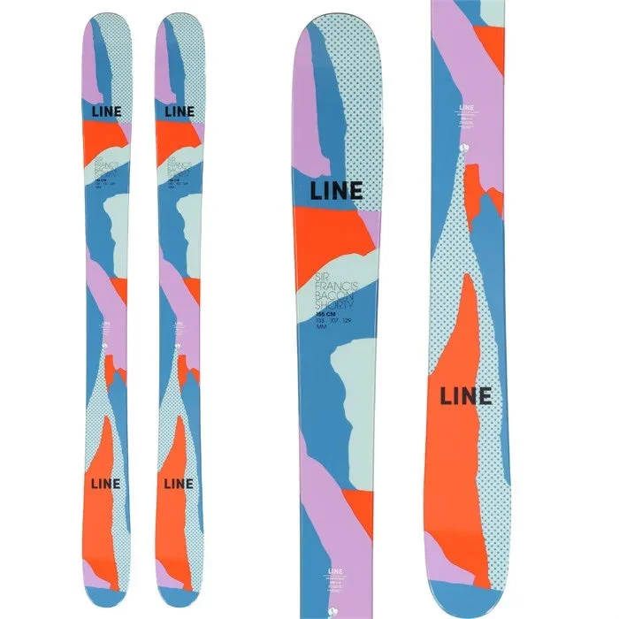 Skis with comfy bindings-LINE Sir Frances Bacon Shorty [2023]