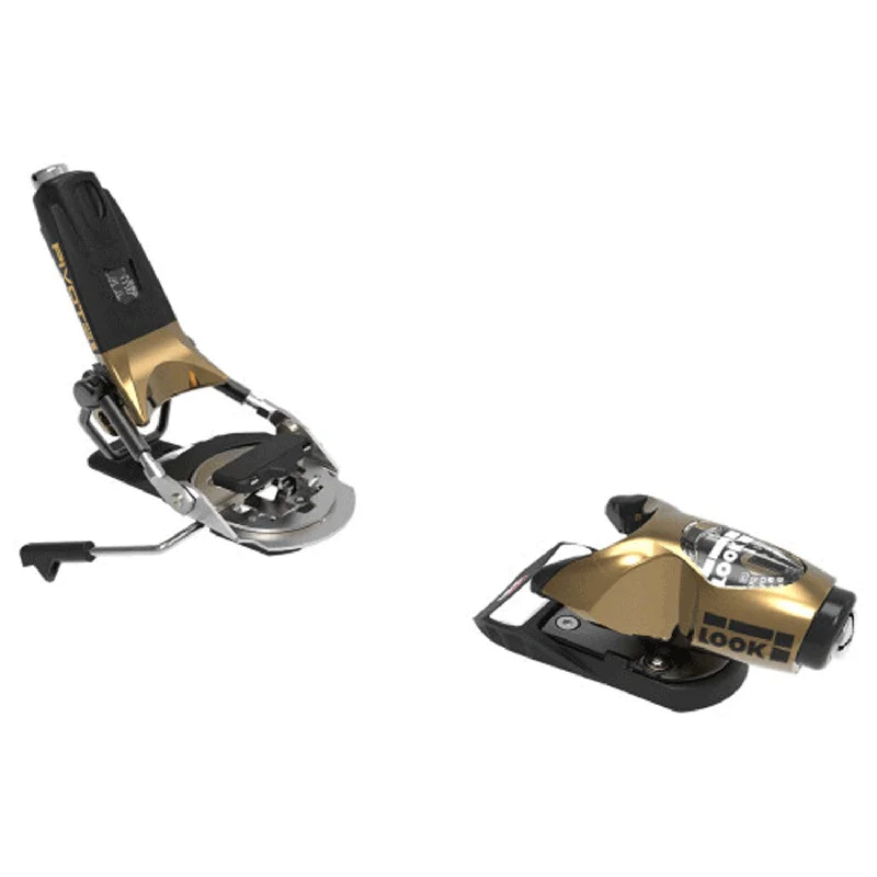 Ski Bindings with bold flair-Look Pivot 15 GW Ski Binding 2025 Gold