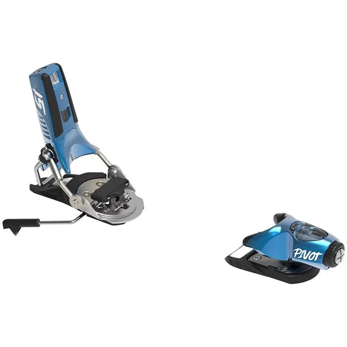 Ski Bindings with cool hues-2025 Look Pivot 2.0 15 GW BLUE STEEL