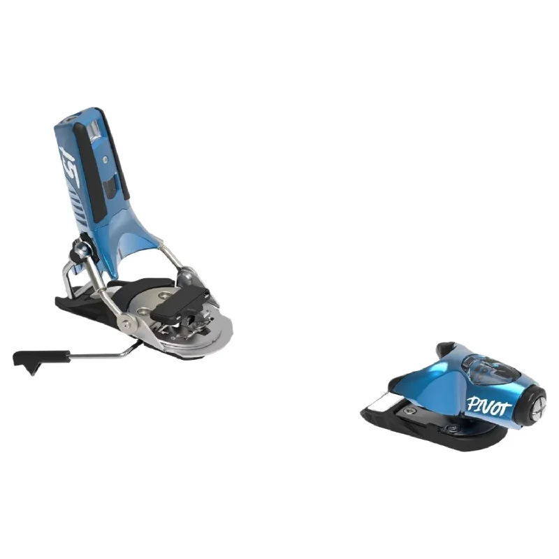 Ski Bindings for dusk skiing-Look Pivot 2.0 15 GW Ski Binding 2025 Bluesteel