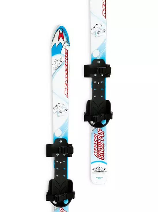 Ski Bindings with secure bars-Madshus 2024 Snopup Kid's Waxless Ski 85cm w/ Universal Binding