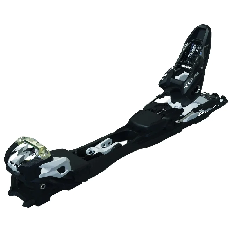 Ski Bindings with thrifty cost-Marker F10 Tour S Ski Binding 2025 Black/White