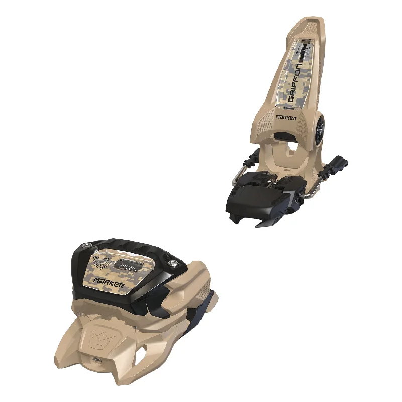 Ski Bindings with textured soles-Marker Griffon 13 ID Ski Binding 2024 Tan