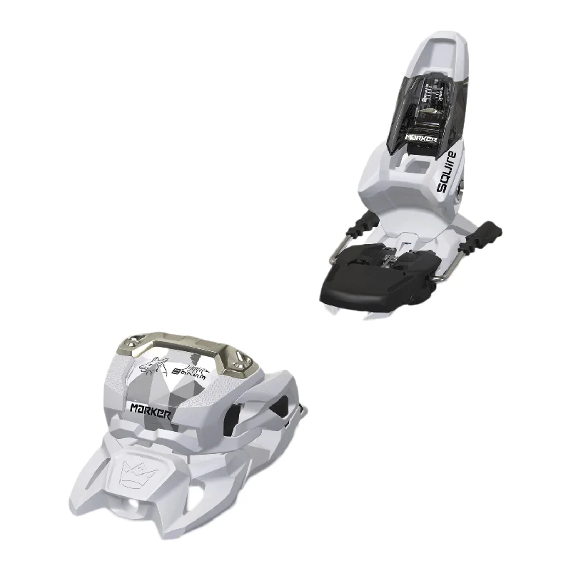 Ski Bindings in iron grey-Marker Squire 11 Ski Binding 2025 White