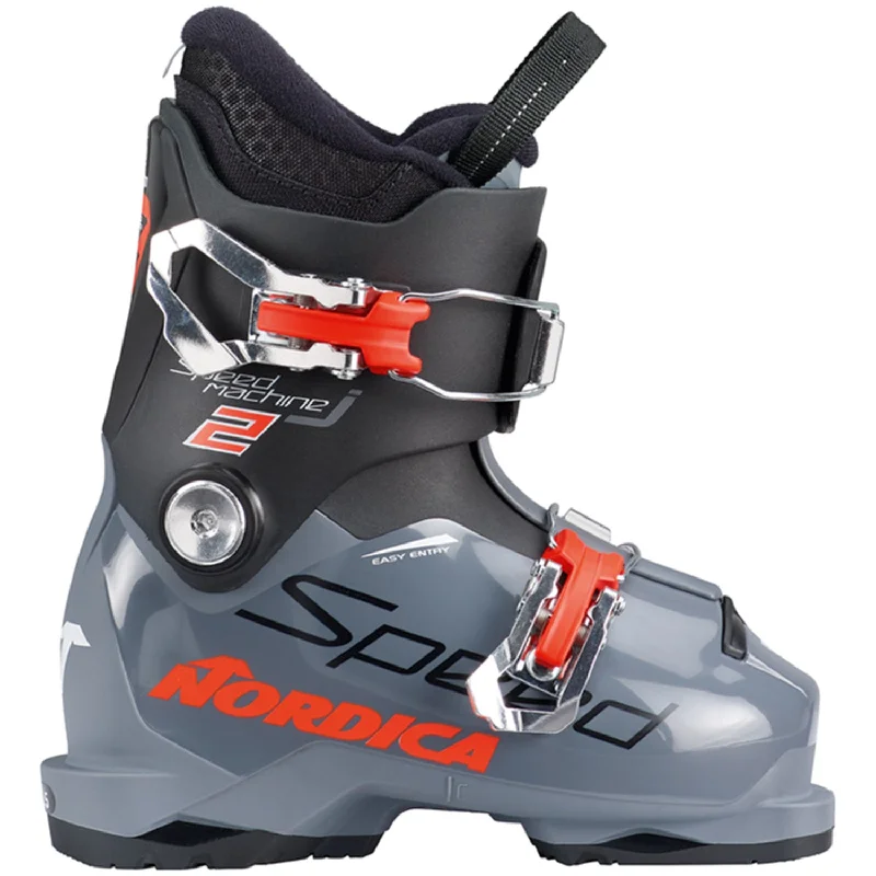 Ski boots for forward lean-Nordica Boys' Speedmachine J 2 Ski Boots 2025