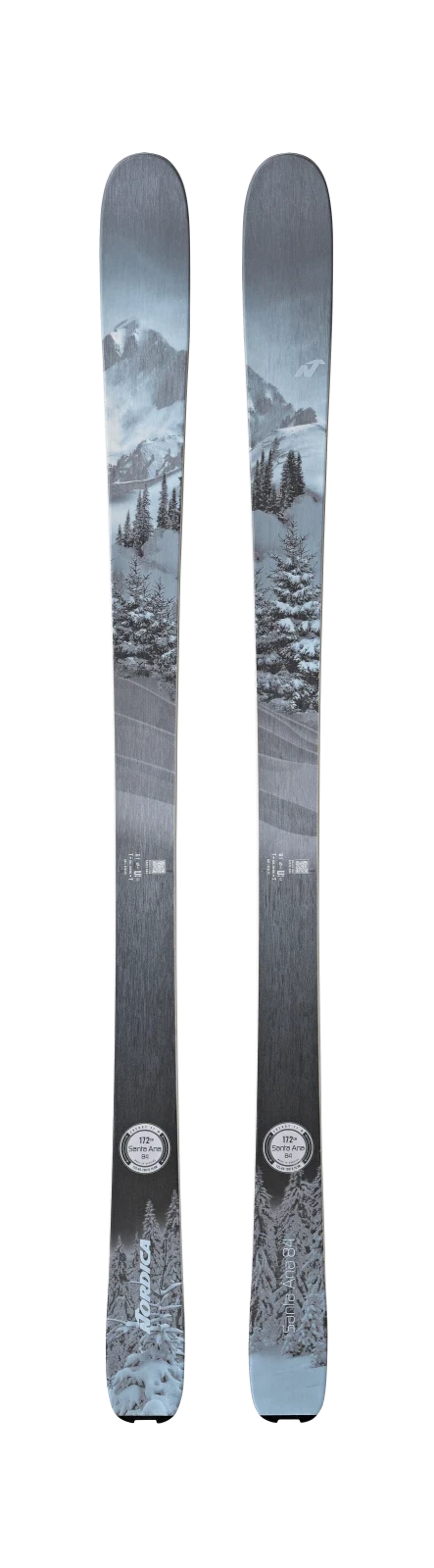 Skis for long descents-Nordica Santa Ana 84 Ski Flat 2024