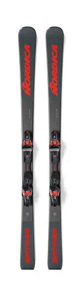 Skis for scenic trails-Nordica Spitfire DC 80 Pro & Marker XCell 12 FDT - 2025