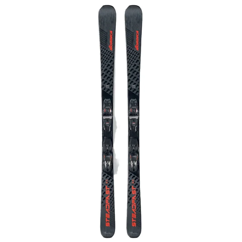 Skis with ripple designs-Nordica Steadfast 85 DC Skis w/TPX 12 FDT Bindings 2025