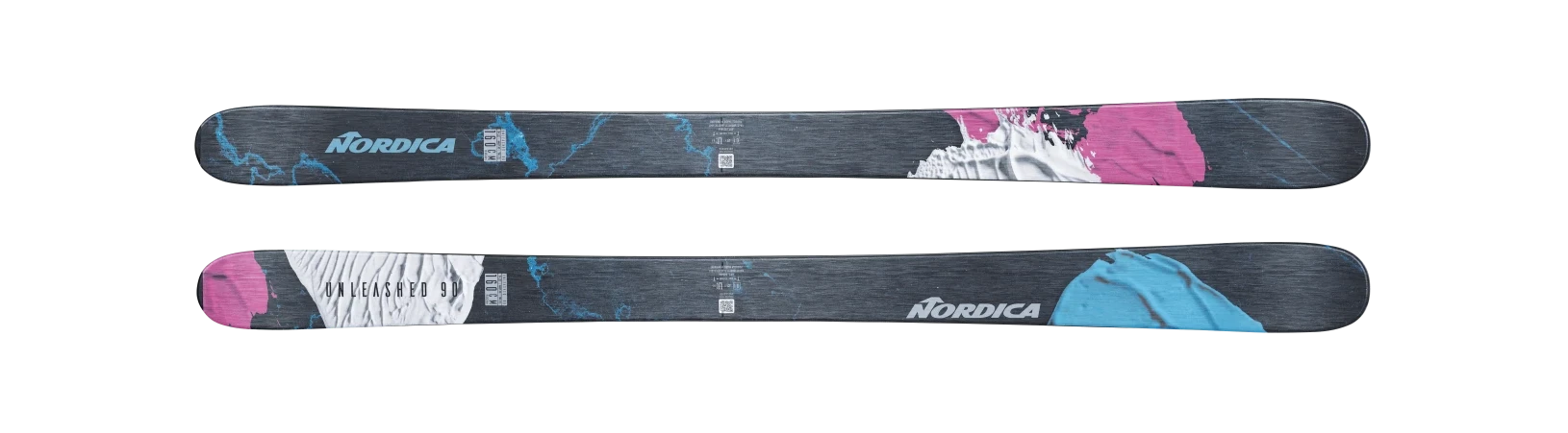 Skis with grip coatings-NORDICA UNLEASHED 90 2025