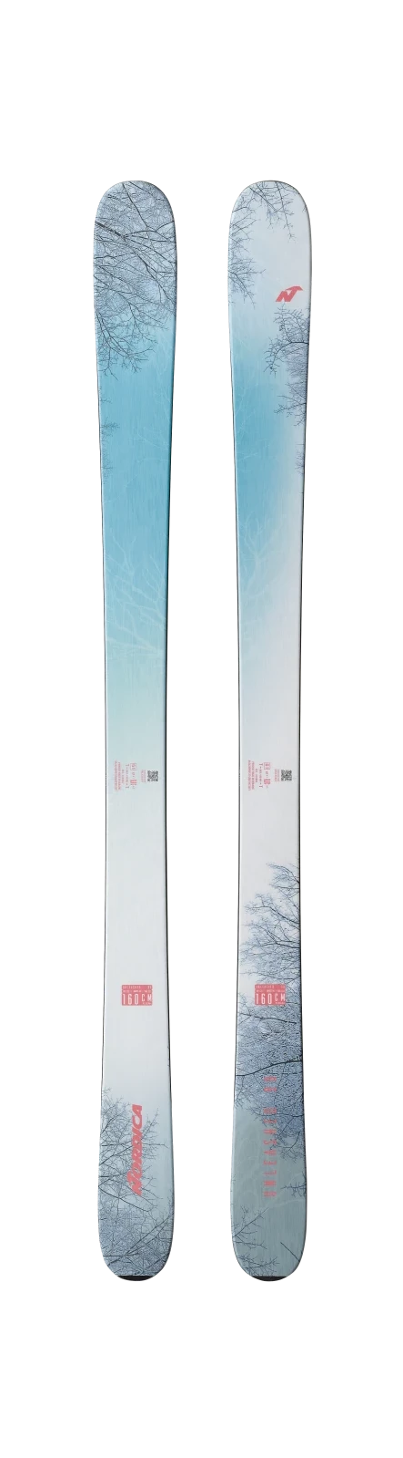 Skis with geometric prints-Nordica Unleashed 90 W Ski Flat 2024