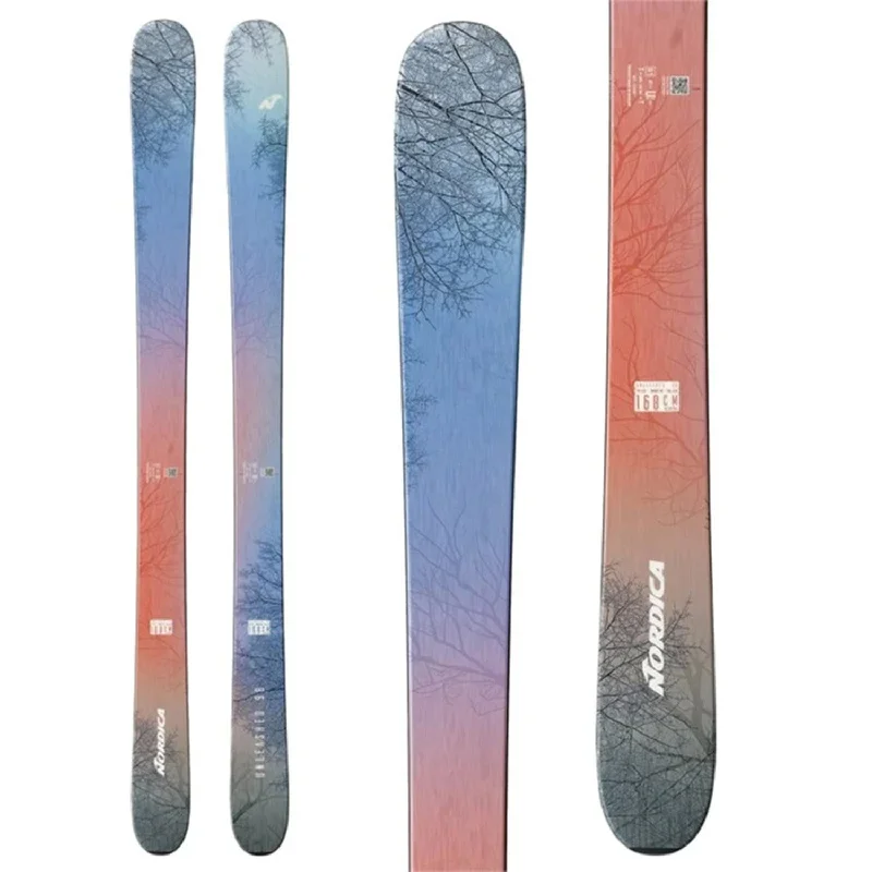 Skis for alpine tours-Nordica Women's Unleashed 98 Tree Skis (Ski Only) 2024