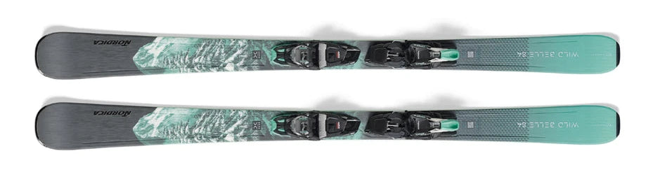 Skis with matte textures-Nordica Wild Belle DC 84