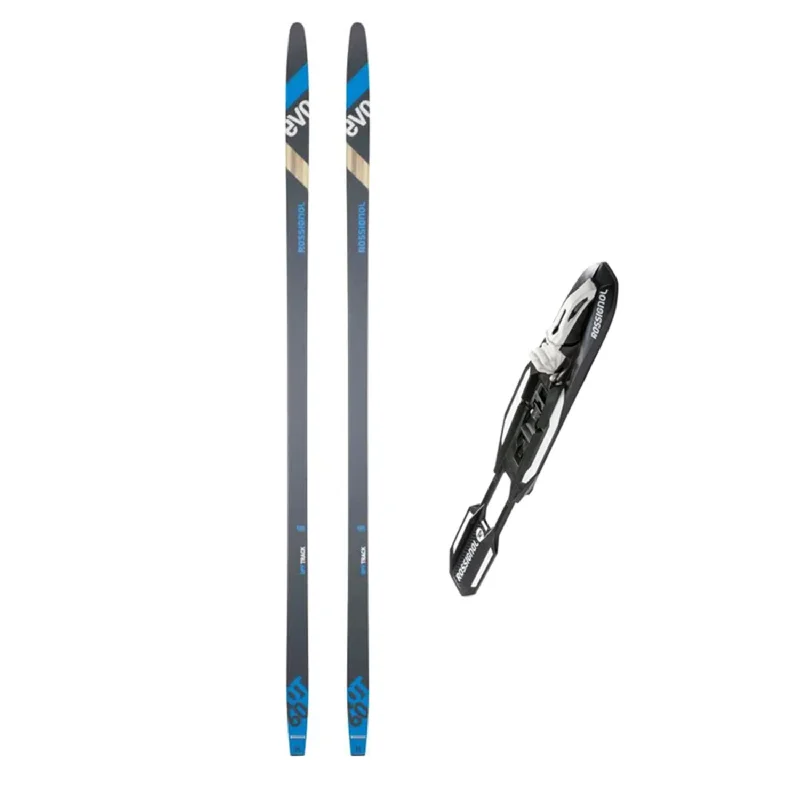 Skis for calm trails-Rossignol EVO OT 60 Positrack Cross Country Skis w/Control Step In Bindings 2023