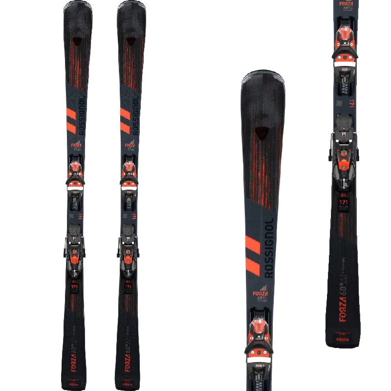 Skis with slim profiles-Rossignol Forza 60° V-Ti K Ski + SPX 12 GW Binding 2024