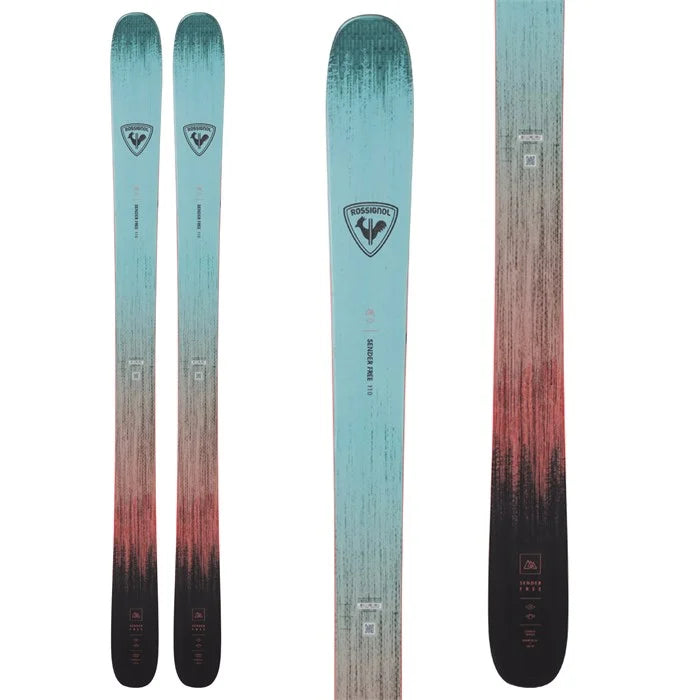 Skis with vibrant graphics-Rossignol Sender Free 110 TI Skis Open - 2024