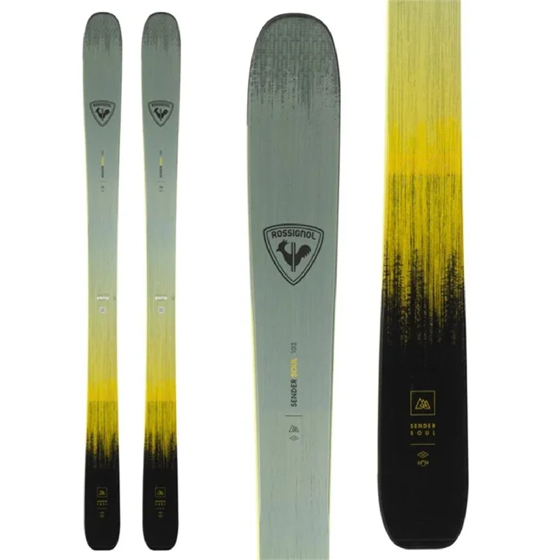 Skis with ridge logos-Rossignol Sender Soul 102 Skis (Ski Only) 2025