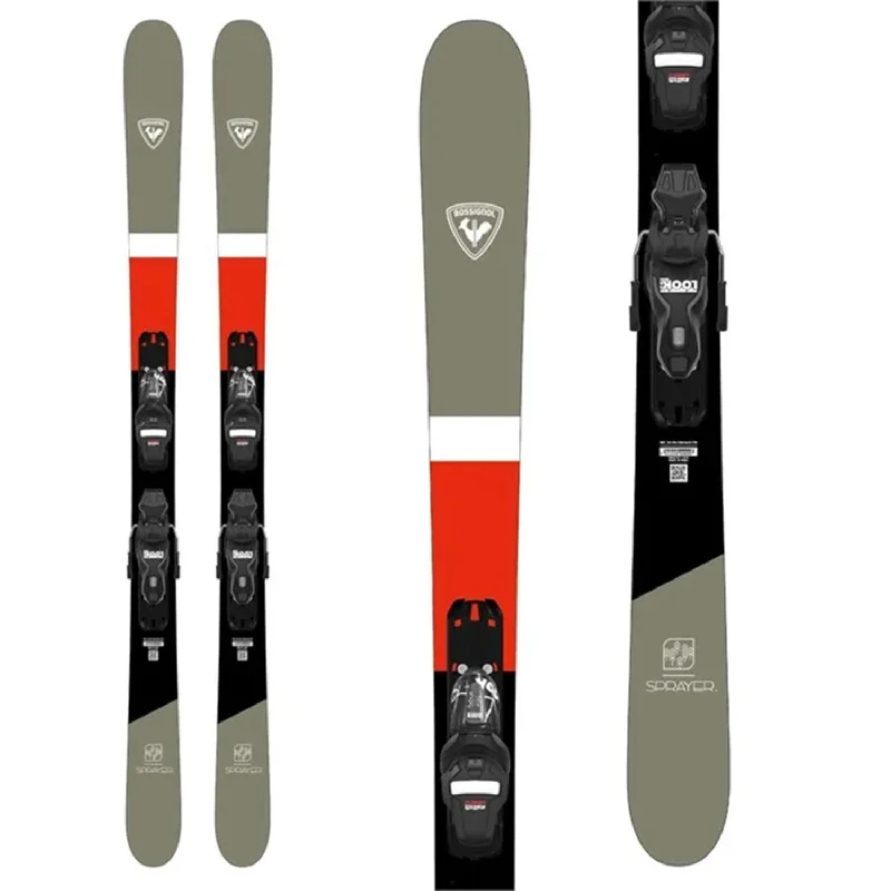 Skis with ash tones-Rossignol Sprayer Skis w/Xpress 10 GW B83 Black Bindings 2025