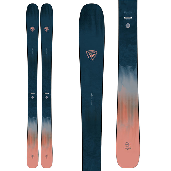 Skis for backcountry adventures-Rossignol W Rallybird 92 Open Ski 2024