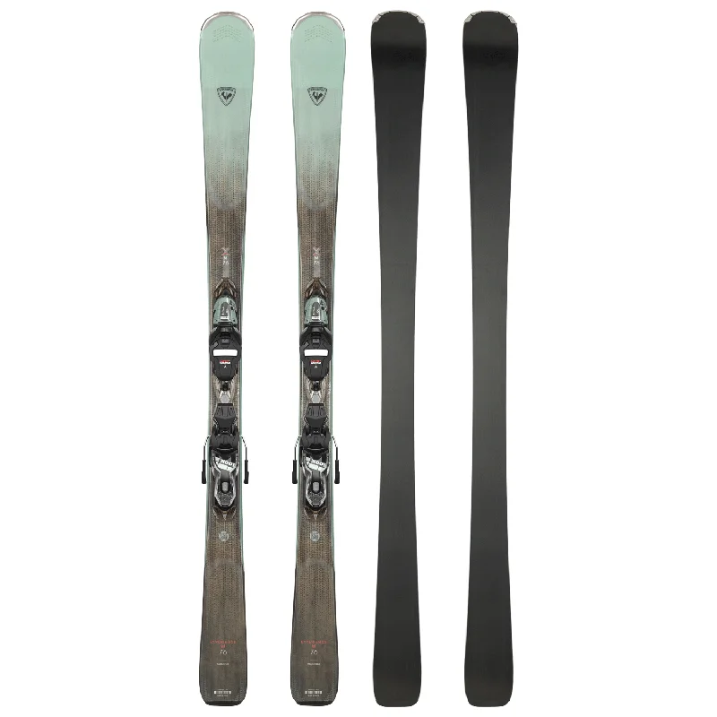 Skis with hybrid materials-Rossignol Women's Experience 76 Ski + XP10 Binding 2025