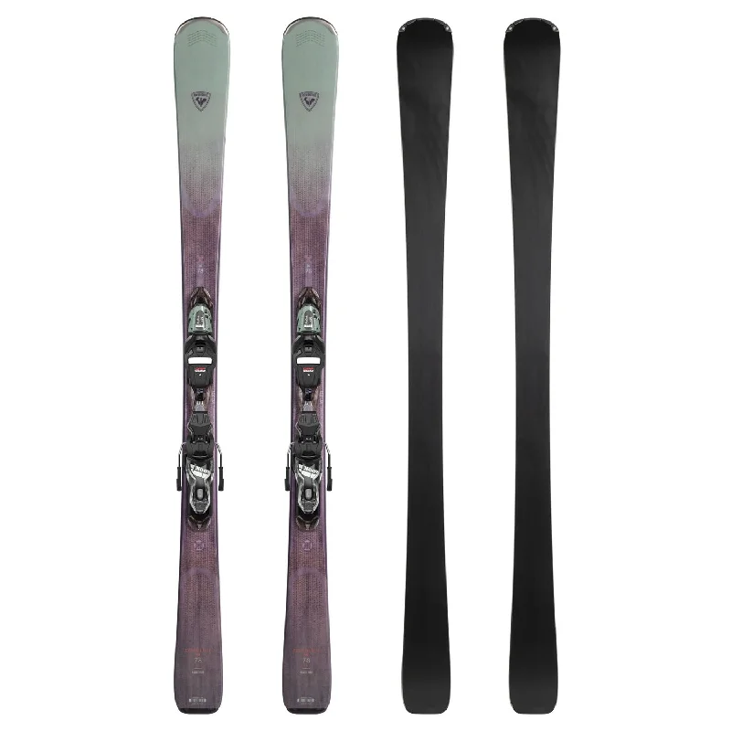 Skis for relaxed descents-Rossignol Women's Experience 78 Carbon Ski + XP10 Binding 2025