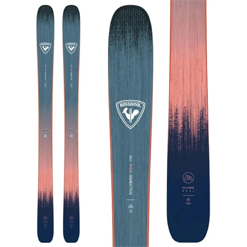 Skis with flax cores-Rossignol Women's Rallybird Soul 102 Skis (Ski Only) 2025