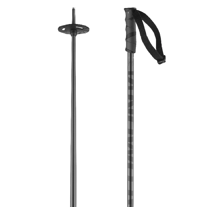 Ski poles snow king-Salomon Hacker Pole Black