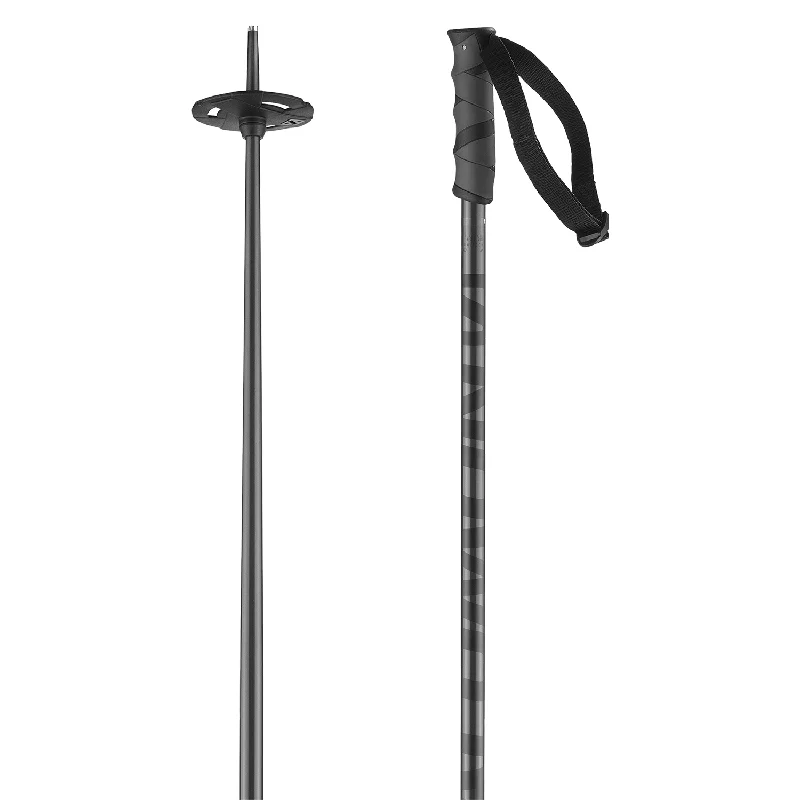 Ski poles wellness-Salomon Hacker Pole Grey