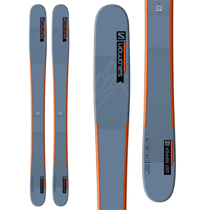 Skis for rail tricks-Salomon Kids' QST Ripper Skis (Ski Only) 2023