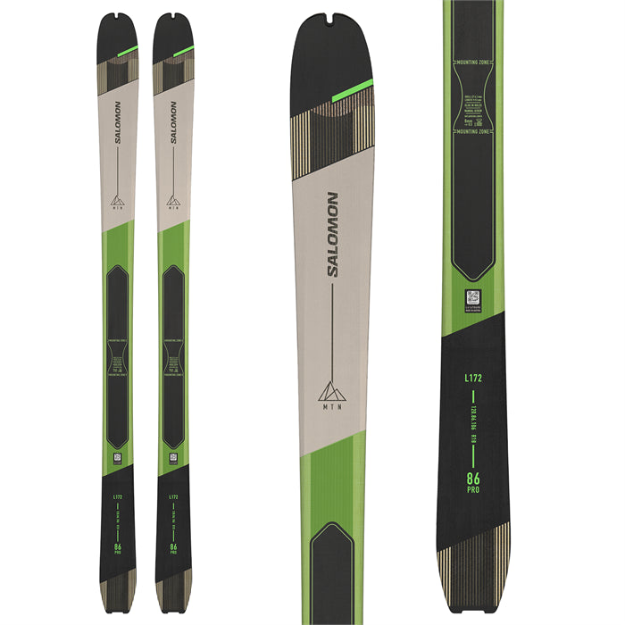 Skis for icy conditions-Salomon MTN 86 Pro Ski 2024